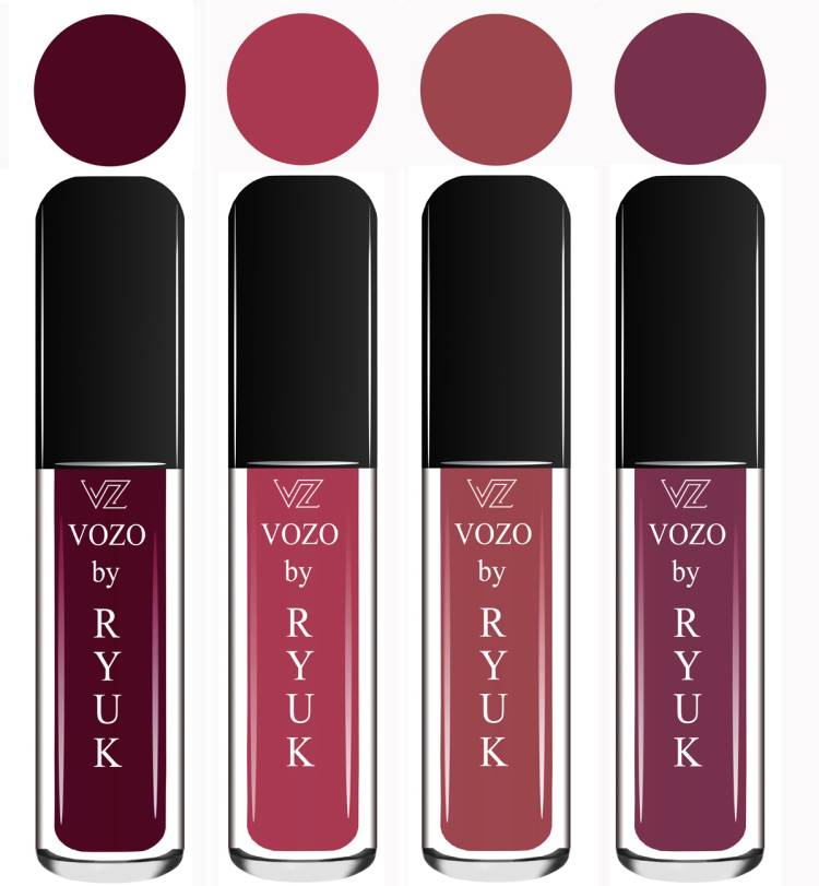 VOZO Liquid Matte Lipstick Soft Smooth Glide on Lips No Paraben VZ29202341 Price in India