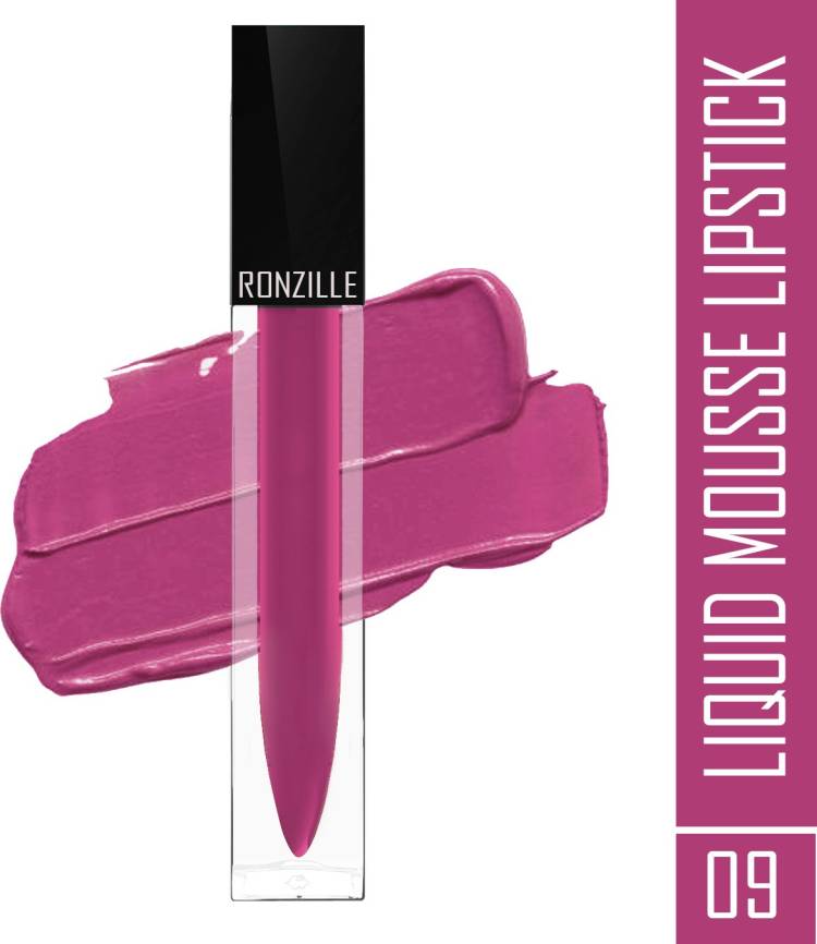 RONZILLE Weightless Liquid mousse Lipstick Infused with Vitamin E -09 Price in India