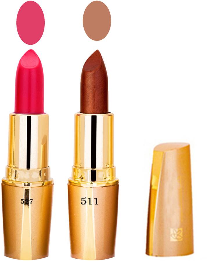 G4U Lipstick Set Multi-Finish 2 Piece, Cream & Matte Lipcolors 16DEC22A33 Price in India