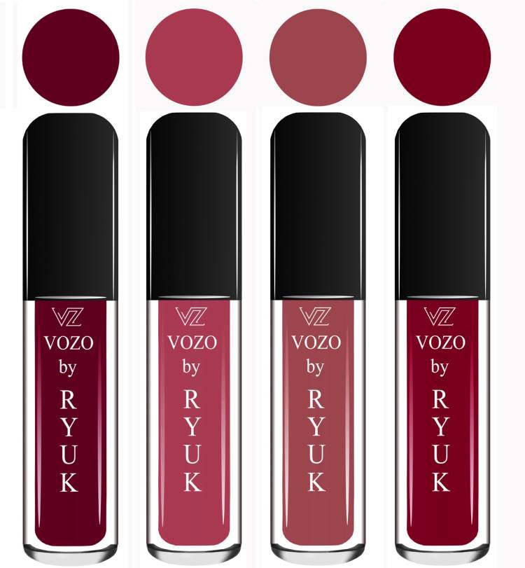 VOZO BY RYUK Liquid Matte Lipstick Soft Smooth Glide on Lips No Paraben VZ292023017 Price in India