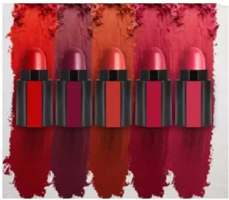 Liptick SUPER SMOOTH 5 SHADES MATTE LIPSTICK 15G Price in India