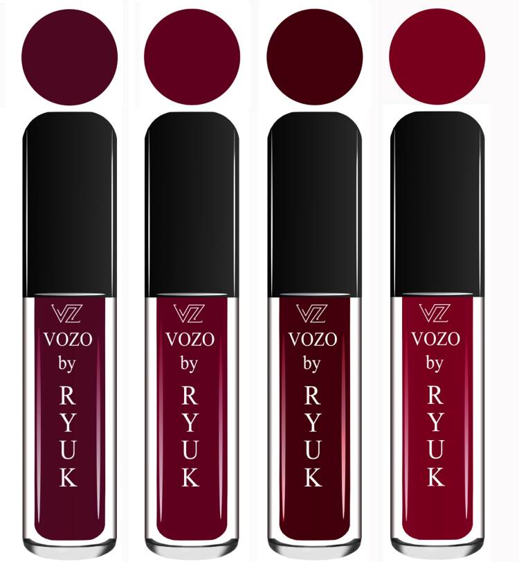 VOZO BY RYUK Liquid Matte Lipstick Soft Smooth Glide on Lips No Paraben VZ-6 Price in India