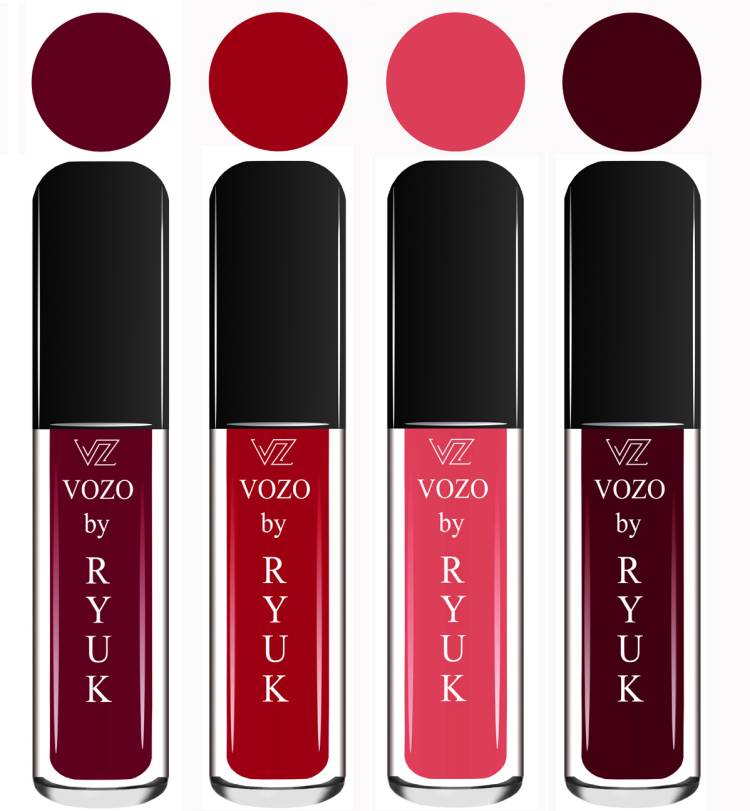 VOZO BY RYUK Liquid Matte Lipstick Soft Smooth Glide on Lips No Paraben VZ292023059 Price in India