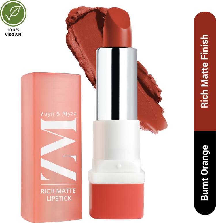 ZM Zayn & Myza Rich Matte Lipstick | With Argan oil, Murumuru and Shea butter | PREP SHOW Price in India