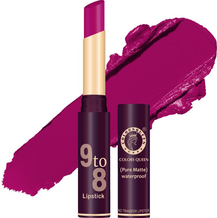 COLORS QUEEN Non Transfer Water proof Non Sticky Non Drying Matte Lipstick Price in India