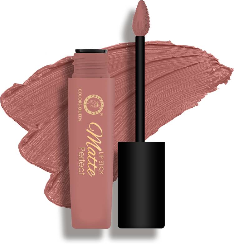 COLORS QUEEN Matte Perfect Long Lasting, Non Transfer Liquid Matte Lipstick for women Price in India