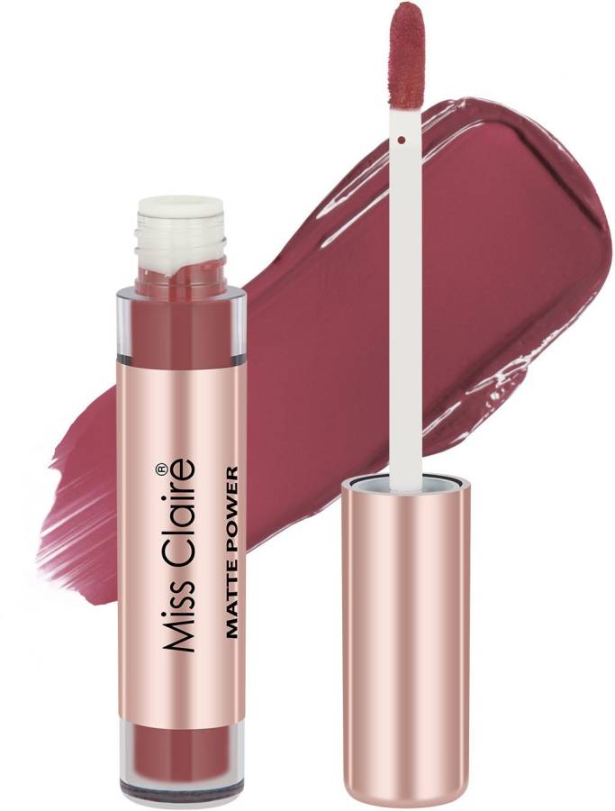 Miss Claire Matte Power Lipcolor Longlasting Lightweight Formula,flawless finish Lipstick-03 Price in India