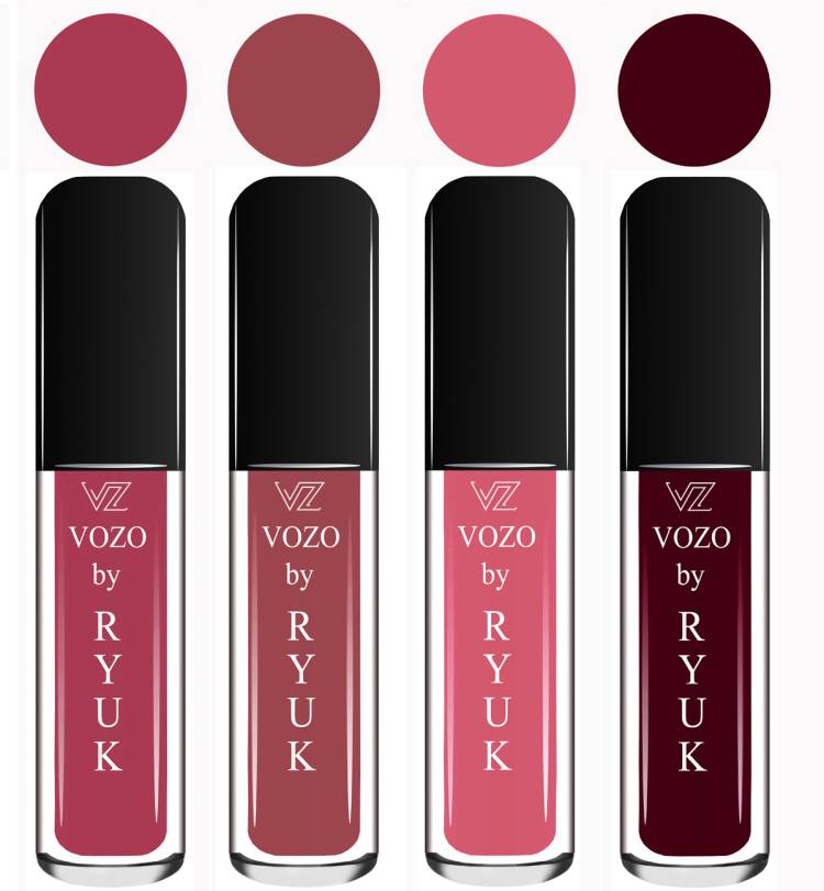 VOZO BY RYUK Liquid Matte Lipstick Soft Smooth Glide on Lips No Paraben VZ2102023037 Price in India