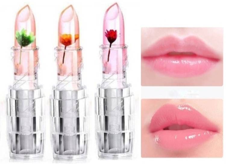 Ashyra Magic Jelly Flower Lipstick Temperature Changing Lipstick Pack of 3 Price in India