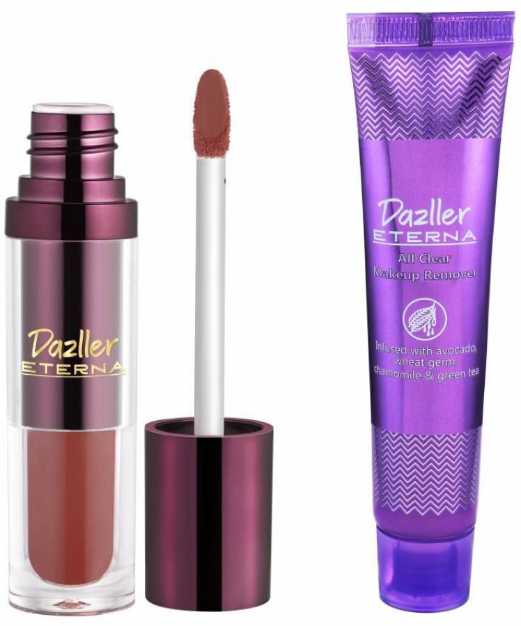 Dazller Eterna Long Stay Lipcolour, Waterproof with Matte Finish, Skin Nourishing, Lightweight Price in India