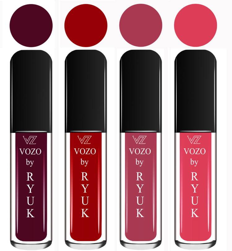 VOZO BY RYUK Liquid Matte Lipstick Soft Smooth Glide on Lips No Paraben VZ29202331 Price in India