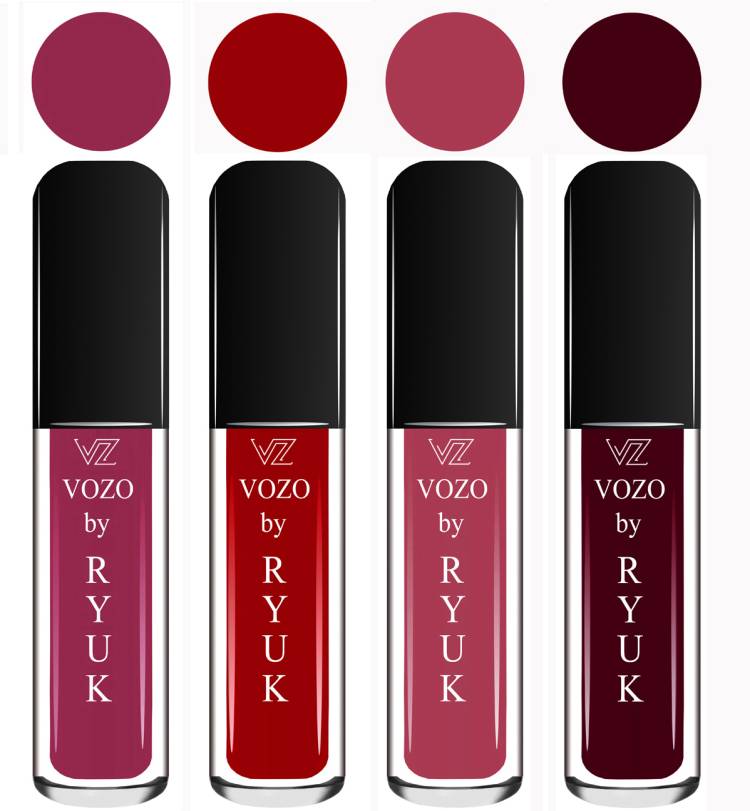 VOZO BY RYUK Liquid Matte Lipstick Soft Smooth Glide on Lips No Paraben VZ210202337 Price in India