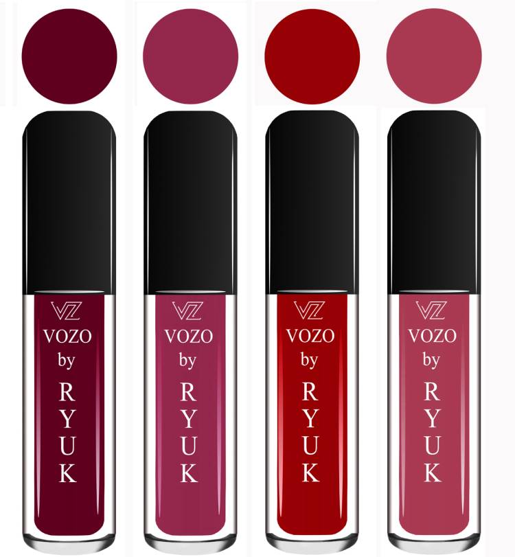 VOZO BY RYUK Liquid Matte Lipstick Soft Smooth Glide on Lips No Paraben VZ29202391 Price in India