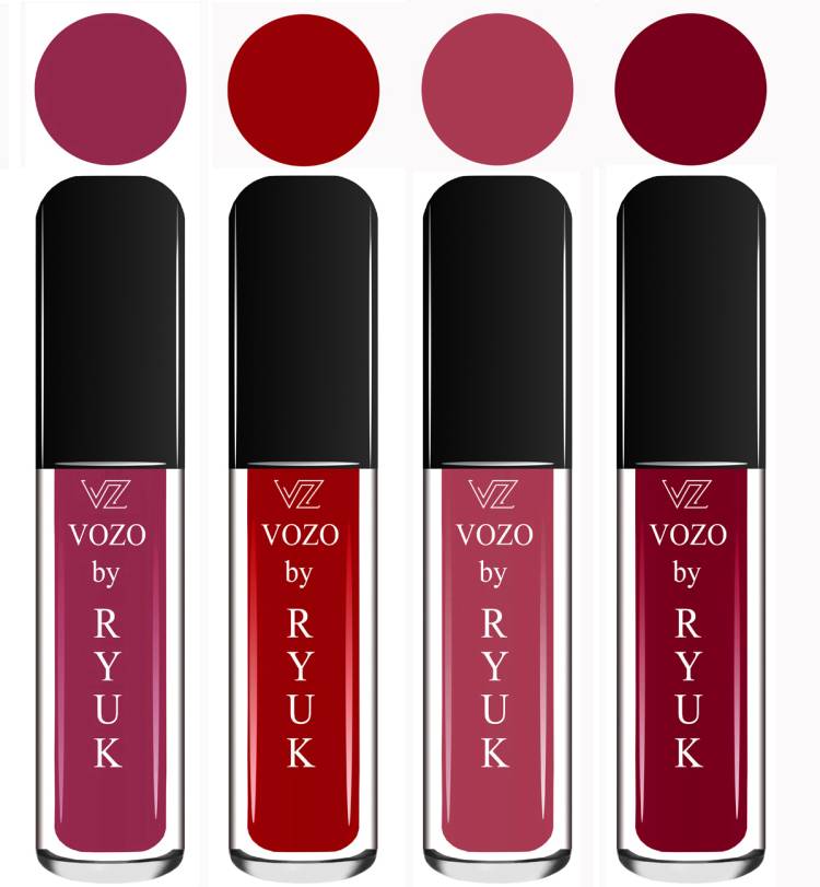 VOZO BY RYUK Liquid Matte Lipstick Soft Smooth Glide on Lips No Paraben VZ210202330 Price in India
