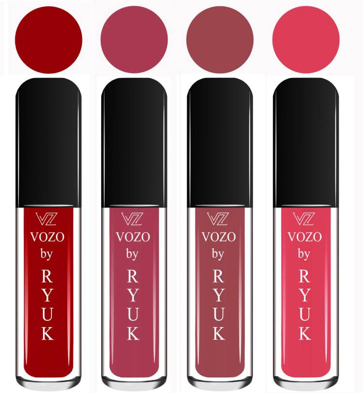 VOZO BY RYUK Liquid Matte Lipstick Soft Smooth Glide on Lips No Paraben VZ210202389 Price in India