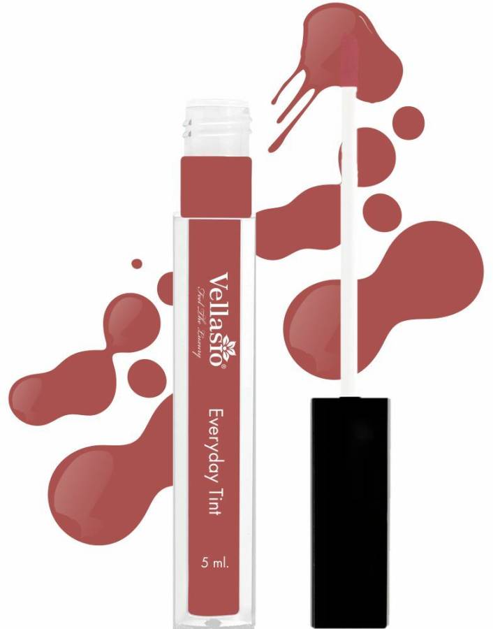 vellasio Organic Nude Brown Lip And Cheek Tint For Lip Cheek And Eye With SPF 30 lip balm Lip Stain Price in India