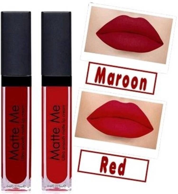BB LOOKS BEAUTY MAROON AND RED LIPSTICK Price in India