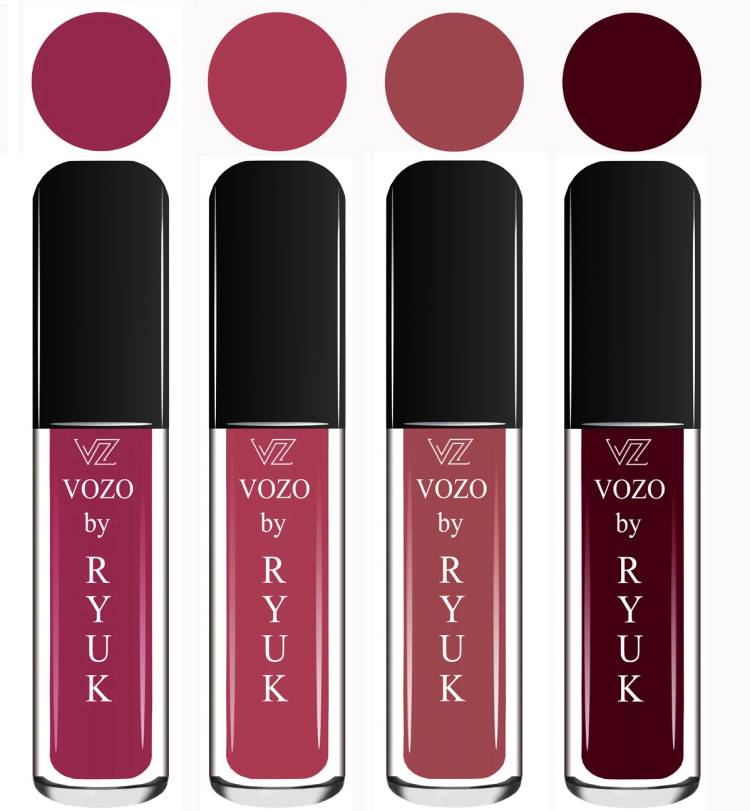 VOZO BY RYUK Liquid Matte Lipstick Soft Smooth Glide on Lips No Paraben VZ210202346 Price in India