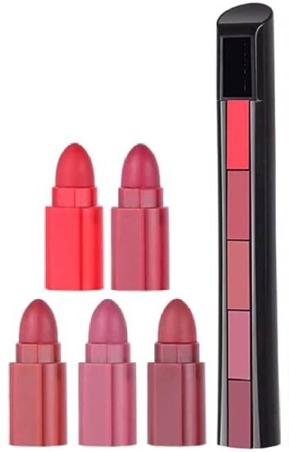 Rishikaenterprises 5in1 fab Matte Beauty Lipsticks for Women matte lpstick (pack of 1) 108 Price in India