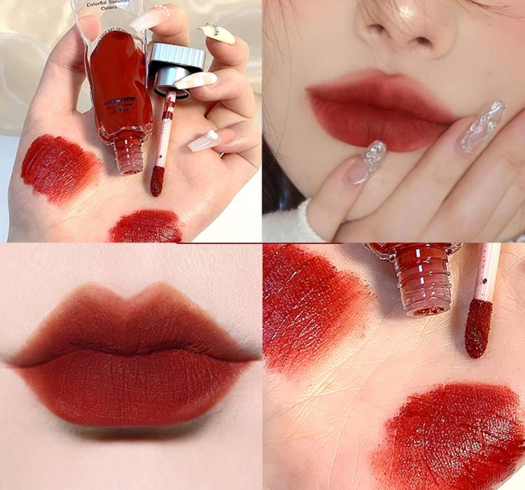 tanvi27 Non Transfer Matte Ink Velvet Matte Hot Red Lipstick Price in India