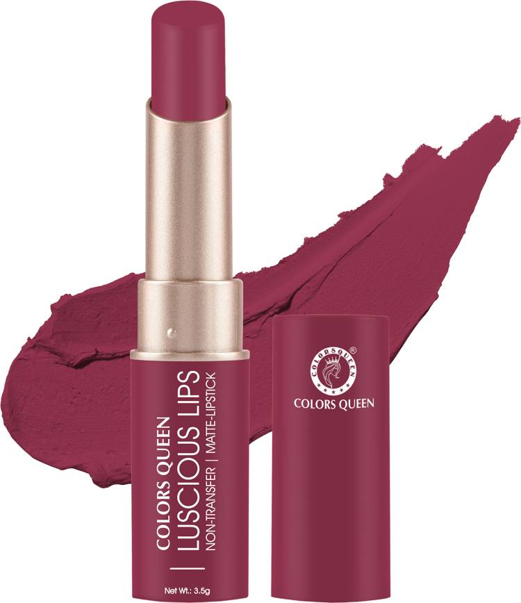 COLORS QUEEN Luscious Lips Long Lasting Non Transfer Creamy Matte Lipstick Price in India