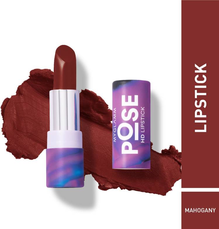 MyGlamm Pose Hd Lipstick - Mahogany Price in India