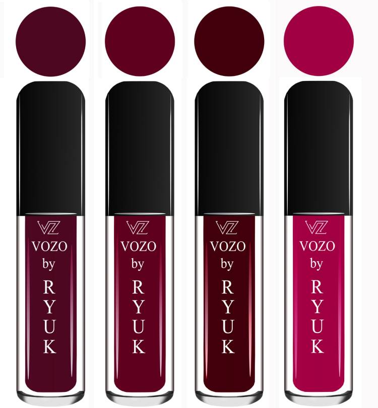 VOZO BY RYUK Liquid Matte Lipstick Soft Smooth Glide on Lips No Paraben VZ-9 Price in India