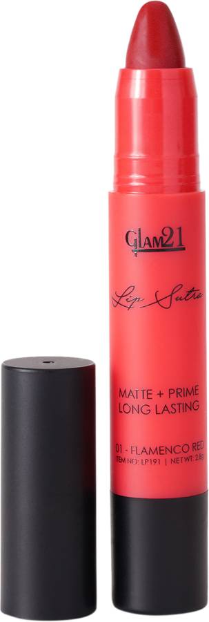 Glam21 Cosmetics Lip Sutra Non-Transfer Crayon Lipstick|Creamy Smudge-proof & Longlasting Matte Price in India