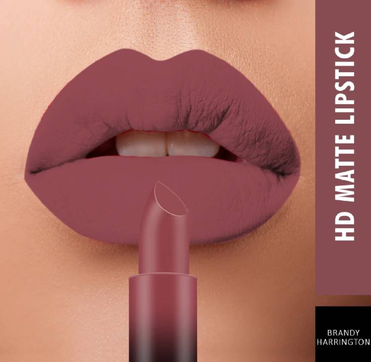 SWISS BEAUTY HD MATTE LIPSTICK 22 BRANDY HARRINGTON 1 PCS Price in India