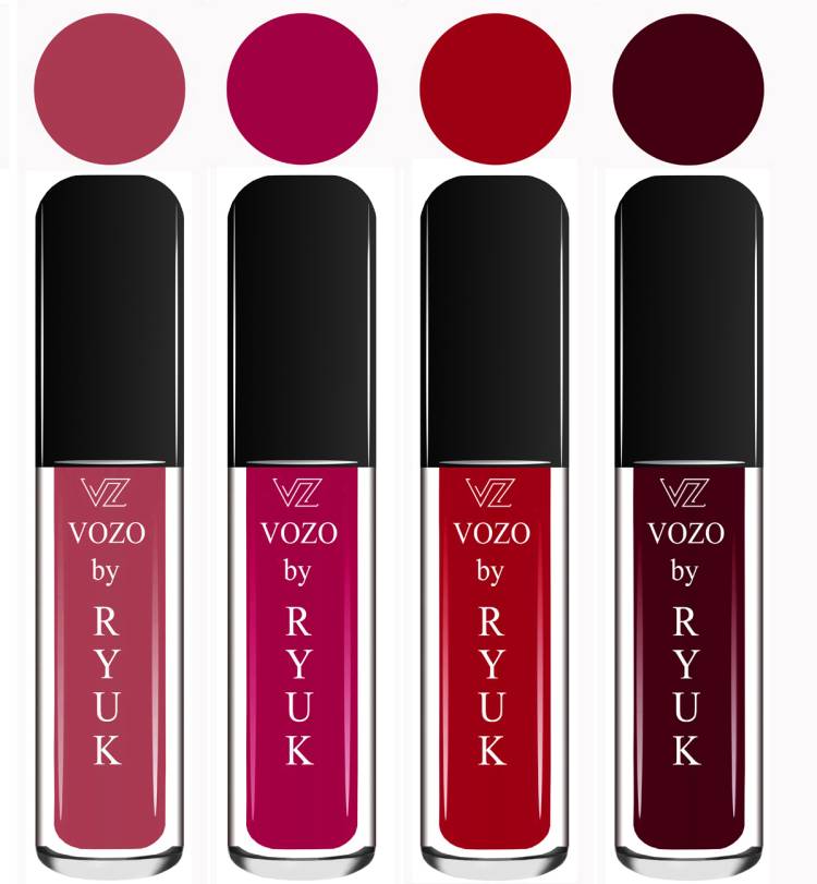 VOZO BY RYUK Liquid Matte Lipstick Soft Smooth Glide on Lips No Paraben VZ2102023062 Price in India