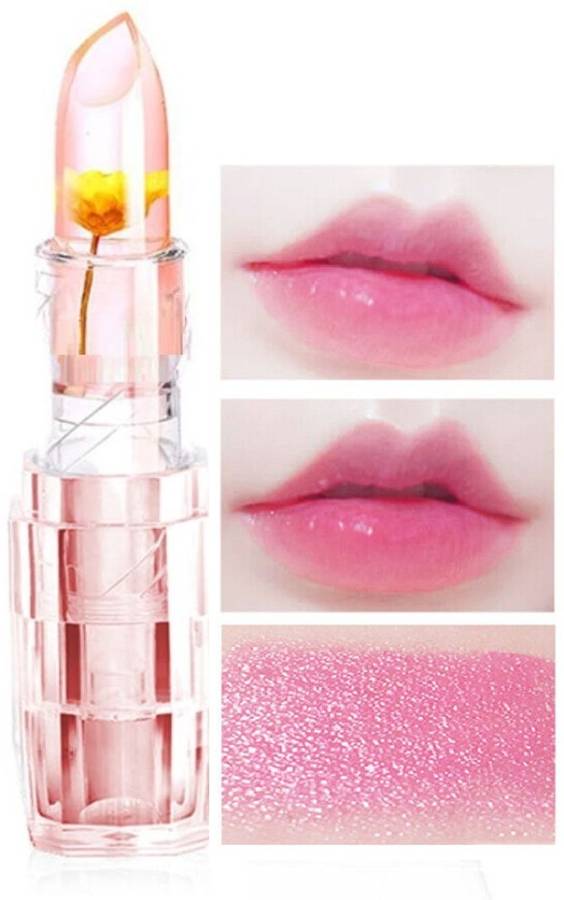 imelda Flower Lipstick Jelly Flower Transparent Jelly Crystal Lipstick Price in India