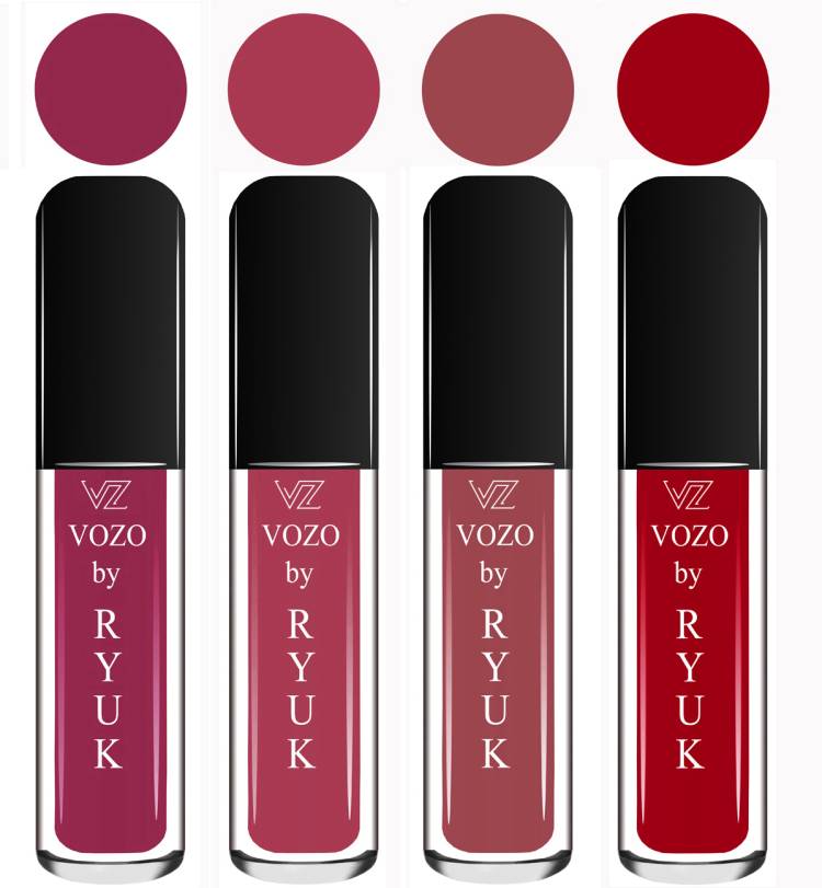 VOZO BY RYUK Liquid Matte Lipstick Soft Smooth Glide on Lips No Paraben VZ210202343 Price in India