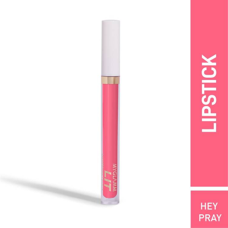 MyGlamm LIT Liquid Matte Lipstick-Hey & Pray-3ml Price in India