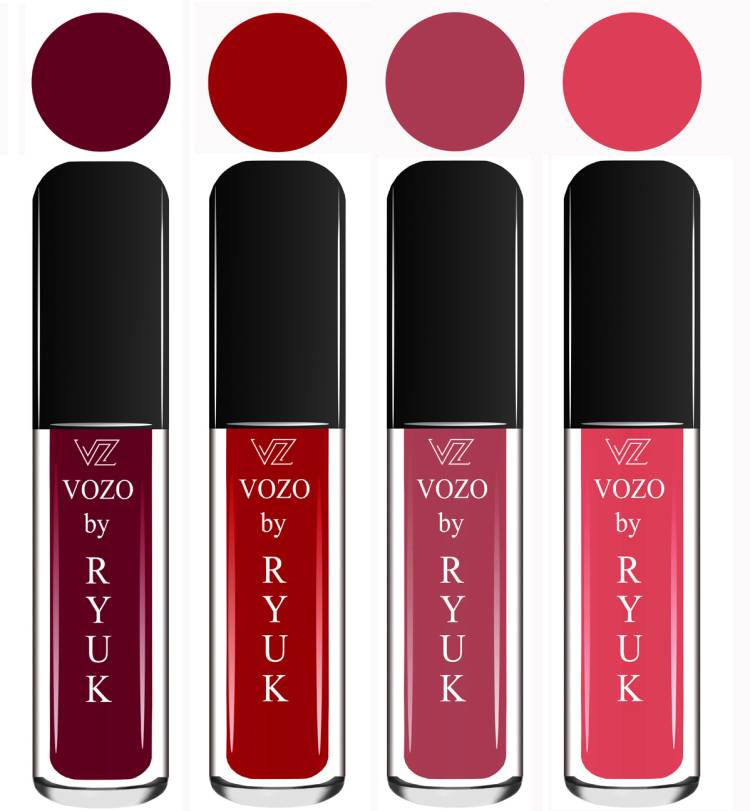 VOZO BY RYUK Liquid Matte Lipstick Soft Smooth Glide on Lips No Paraben VZ292023013 Price in India