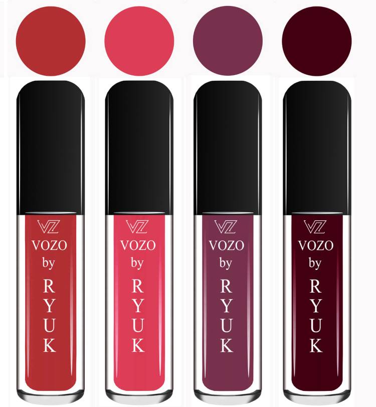 VOZO BY RYUK Liquid Matte Lipstick Soft Smooth Glide on Lips No Paraben VZ211202340 Price in India