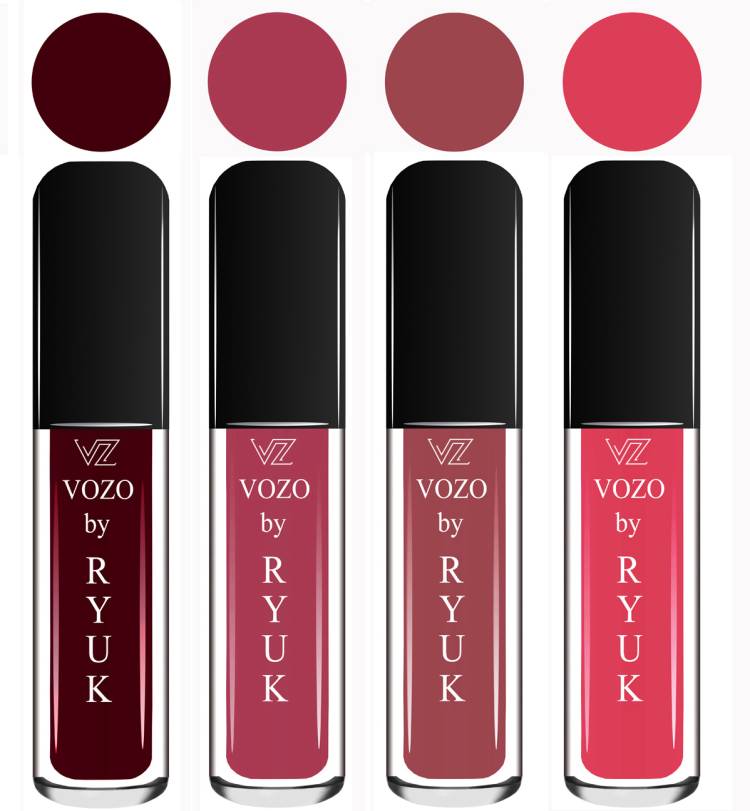VOZO BY RYUK Liquid Matte Lipstick Soft Smooth Glide on Lips No Paraben VZ292023088 Price in India