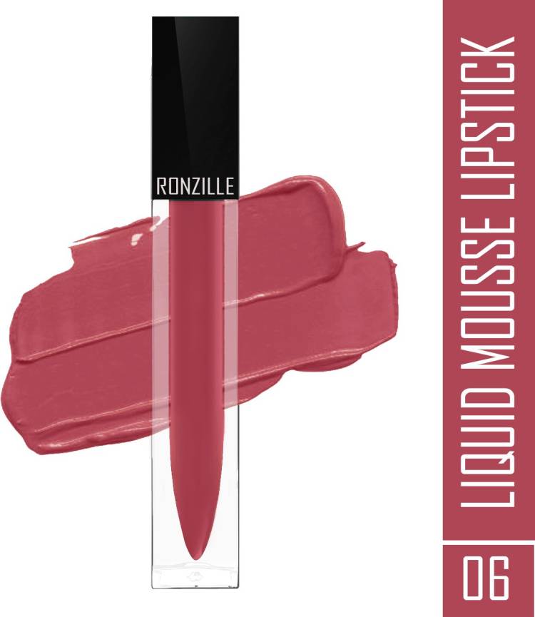 RONZILLE Weightless Liquid mousse Lipstick Infused with Vitamin E -06 Price in India