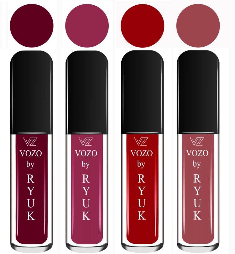 VOZO BY RYUK Liquid Matte Lipstick Soft Smooth Glide on Lips No Paraben VZ29202392 Price in India