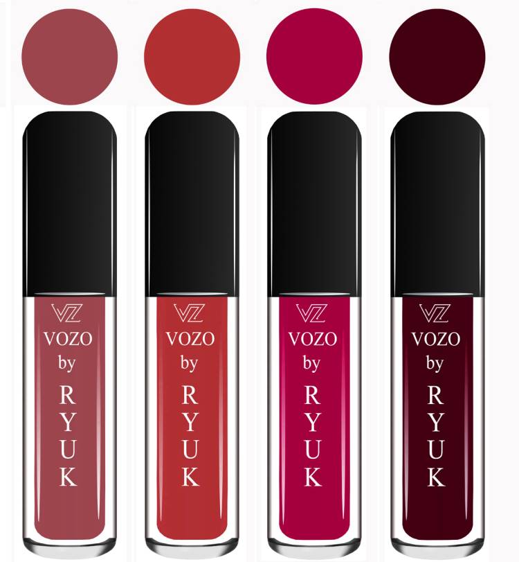 VOZO BY RYUK Liquid Matte Lipstick Soft Smooth Glide on Lips No Paraben VZ2102023083 Price in India