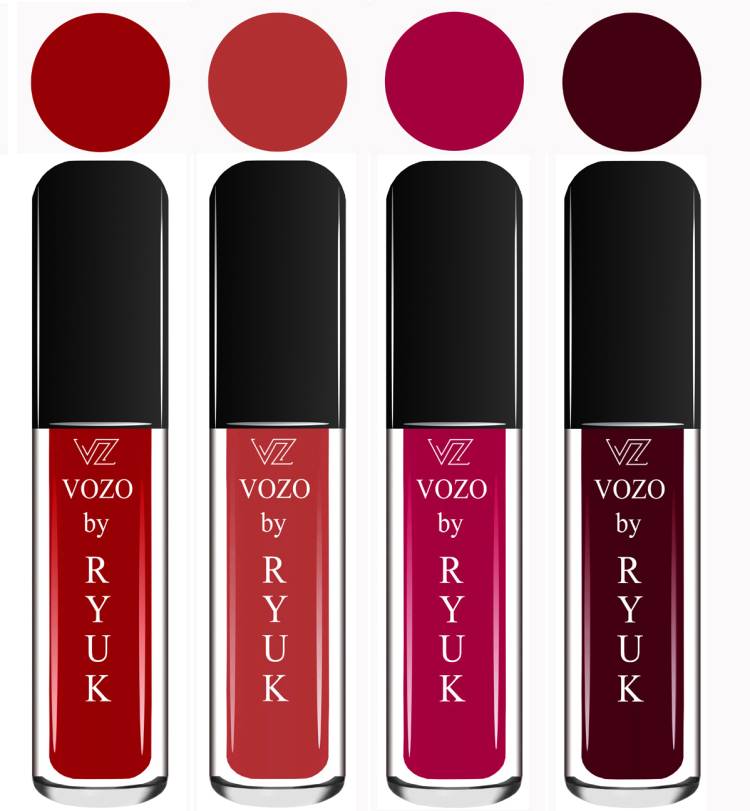 VOZO BY RYUK Liquid Matte Lipstick Soft Smooth Glide on Lips No Paraben VZ2102023019 Price in India