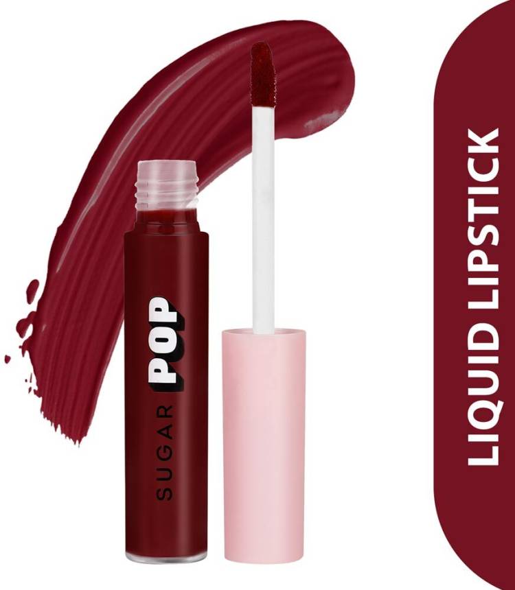 SUGAR POP Liquid Lipstick - 01 Burgundy Price in India