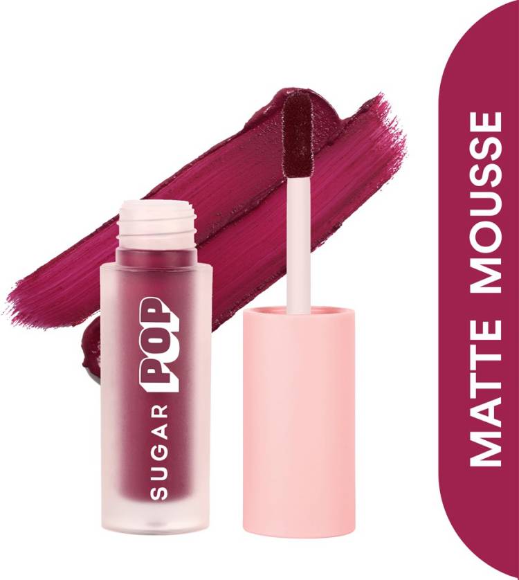 SUGAR POP Matte Mousse - 01 Berry Bar Price in India