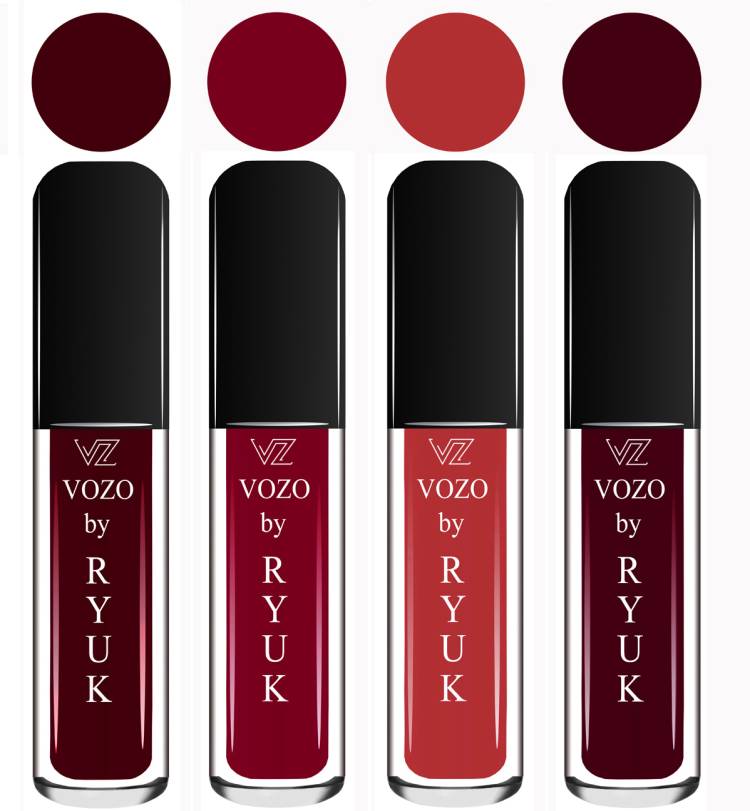 VOZO BY RYUK Liquid Matte Lipstick Soft Smooth Glide on Lips No Paraben VZ210202312 Price in India