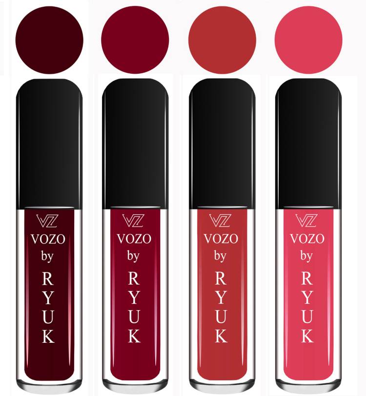 VOZO BY RYUK Liquid Matte Lipstick Soft Smooth Glide on Lips No Paraben VZ210202310 Price in India