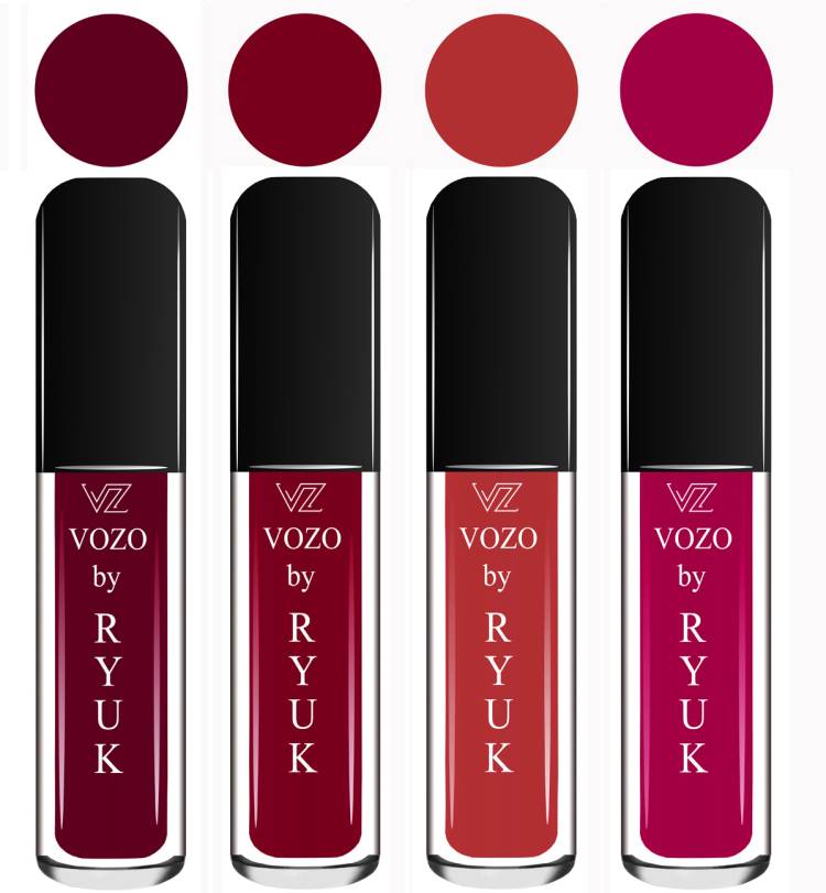 VOZO BY RYUK Liquid Matte Lipstick Soft Smooth Glide on Lips No Paraben VZ292023041 Price in India