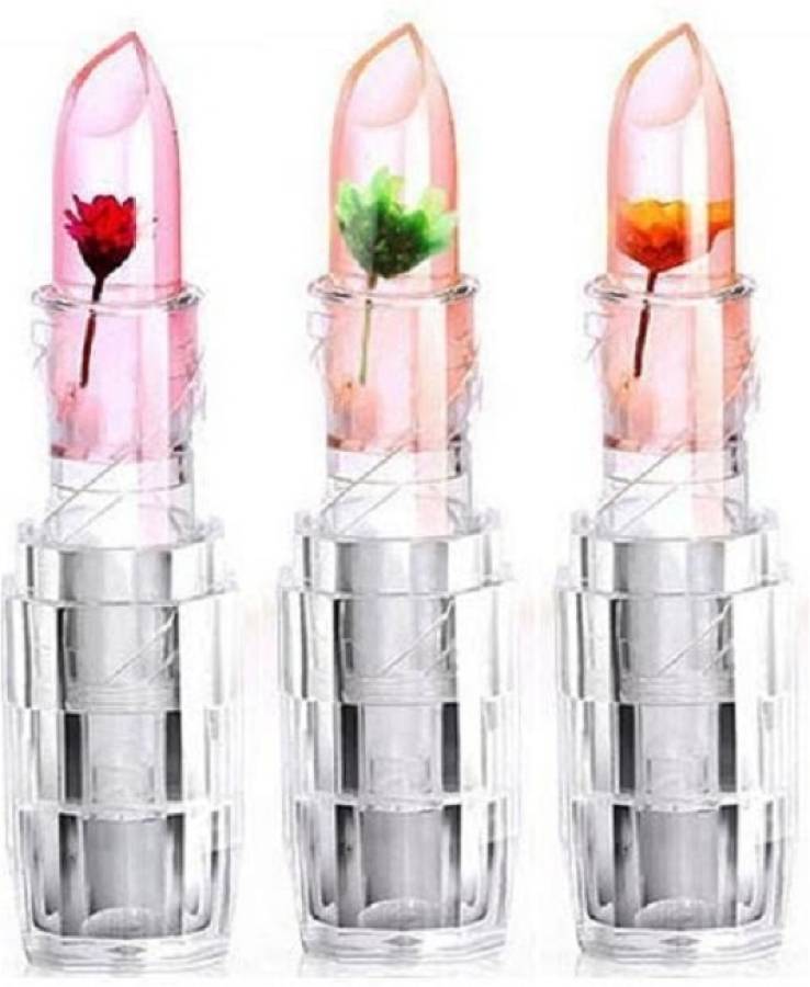 LILLYAMOR Gel Flower Transparent Color Changing Lipstick Price in India