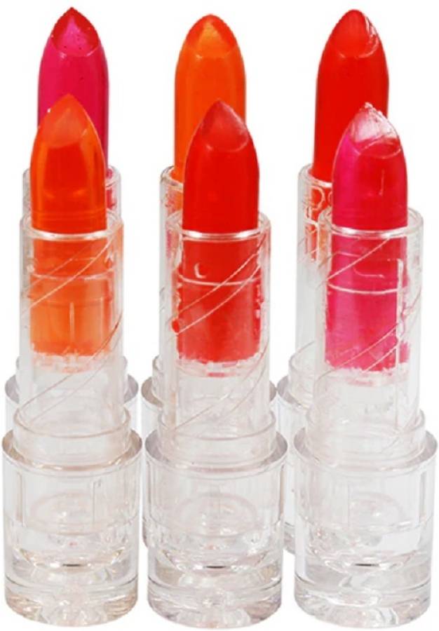 Amaryllis 3D Natural Color-Changing Lipstick Jelly Lipstick Pack Of 6 Price in India