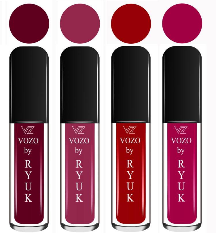 VOZO BY RYUK Liquid Matte Lipstick Soft Smooth Glide on Lips No Paraben VZ292023001 Price in India