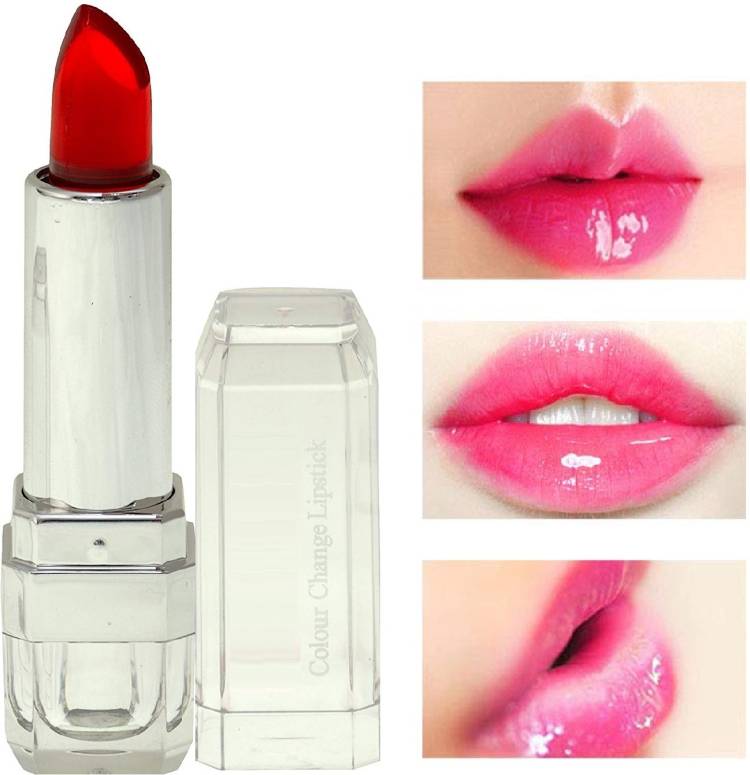 DARVING Color Change, Water Proof Jelly red Lipstick Price in India