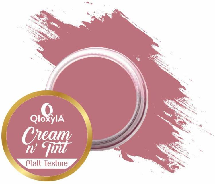 QloxylA Pink Brown Lip and cheek tint for women lip tint cheek tint Lip Stain Price in India